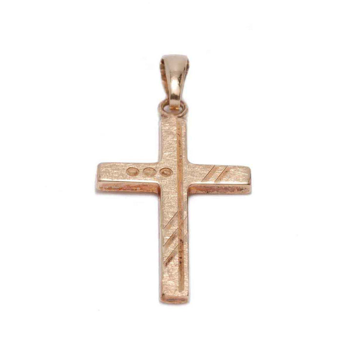 Gold Kreuz-Anhänger