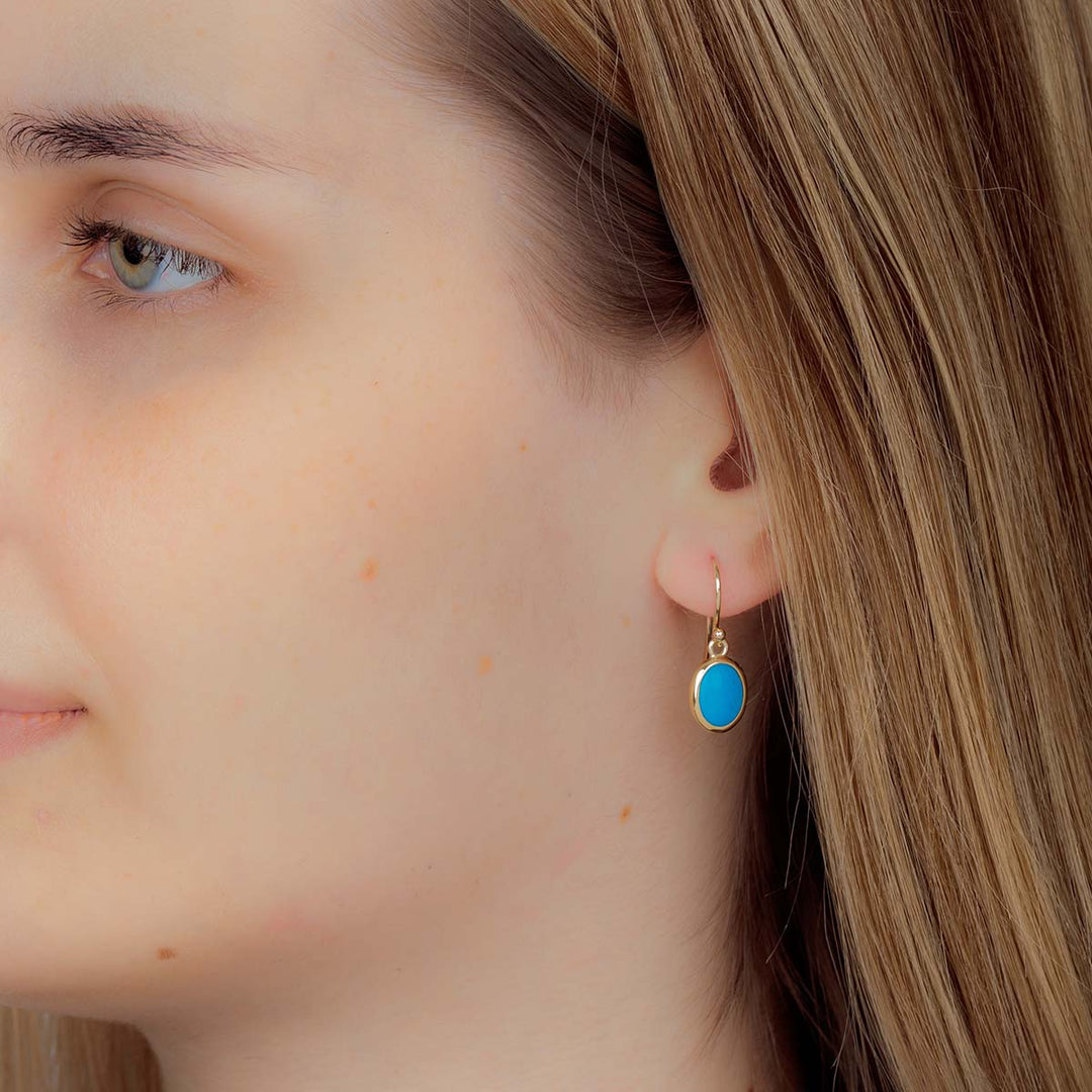 Türkis-Ohrhänger