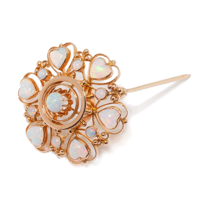 Opal-Brosche