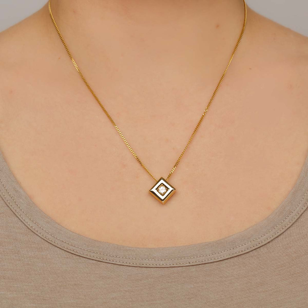 Panzerkette mit Diamant