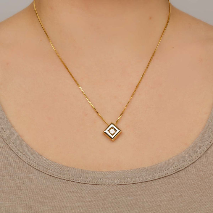 Panzerkette mit Diamant