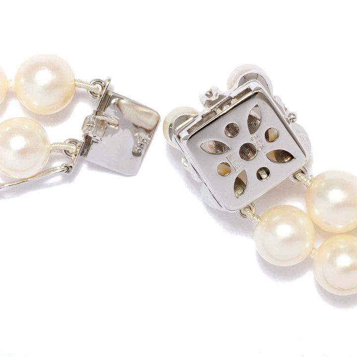 Perlenkette, zweireihig