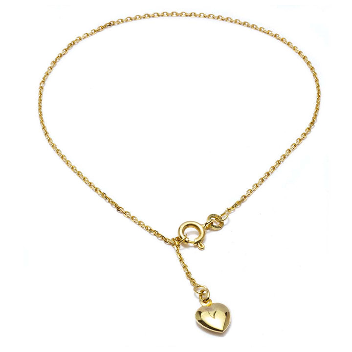 Fußkette mit Herz-Anhänger