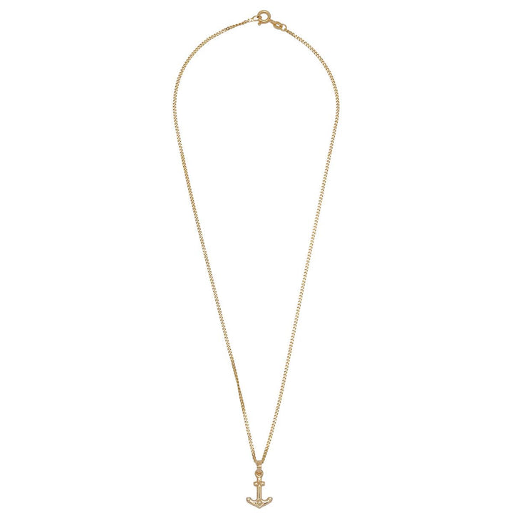 Panzerkette mit Anker-Anhänger