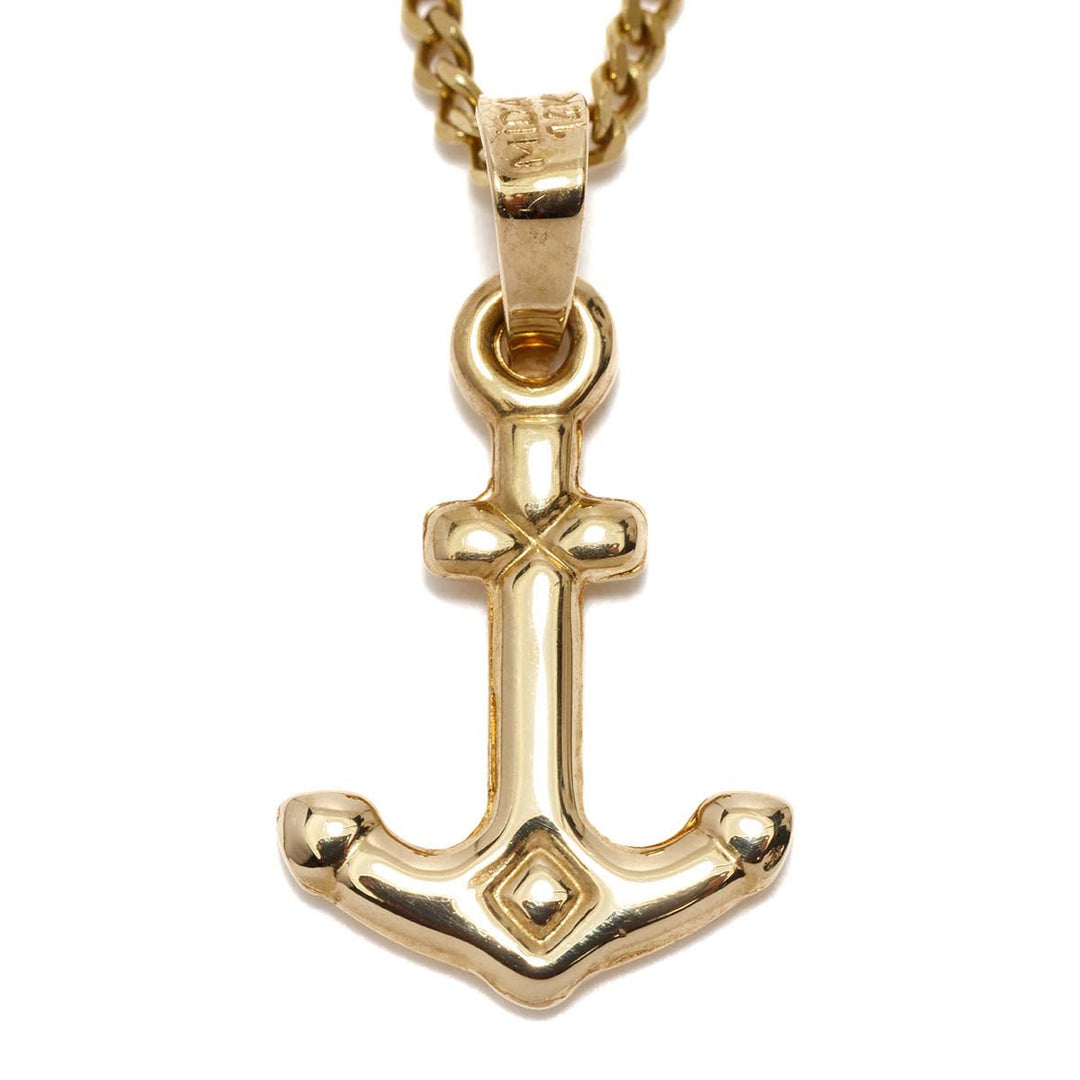 Panzerkette mit Anker-Anhänger