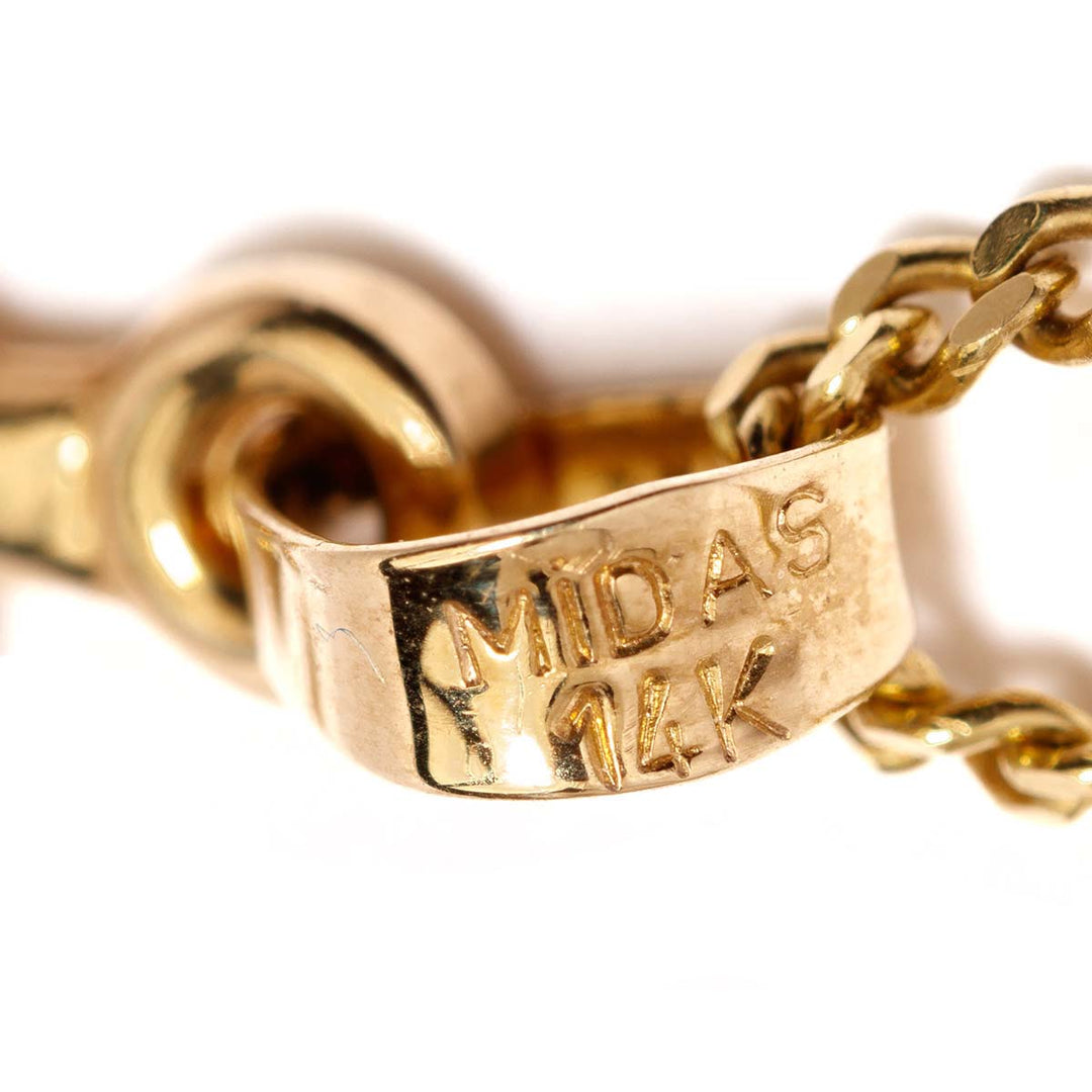 Panzerkette mit Anker-Anhänger