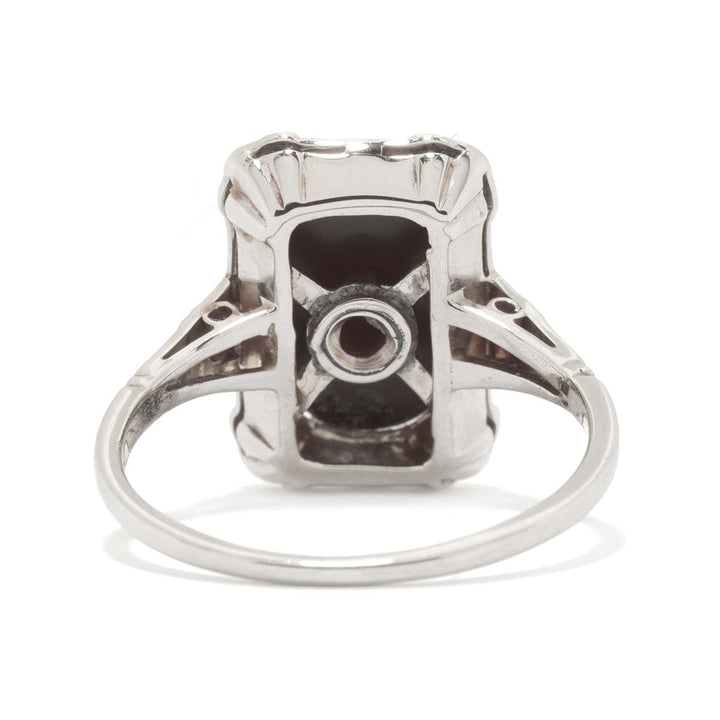 Onyx-Diamant-Ring