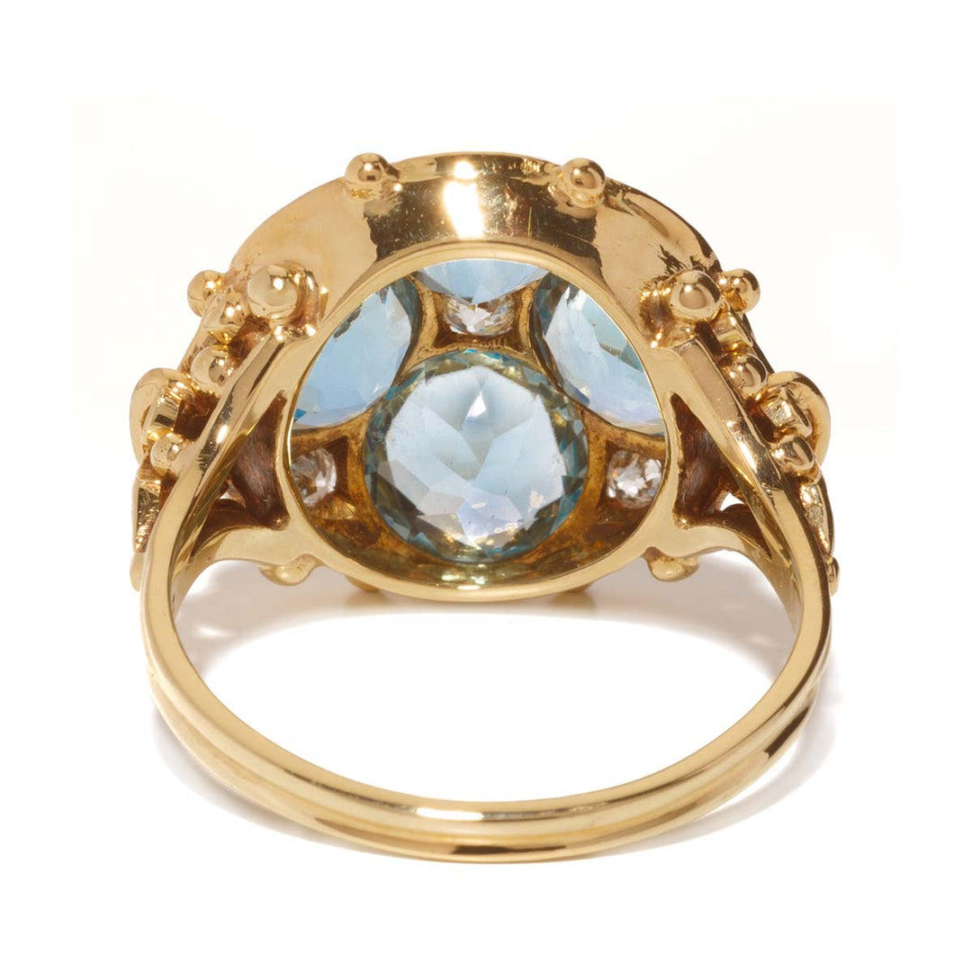 Aquamarin-Ring