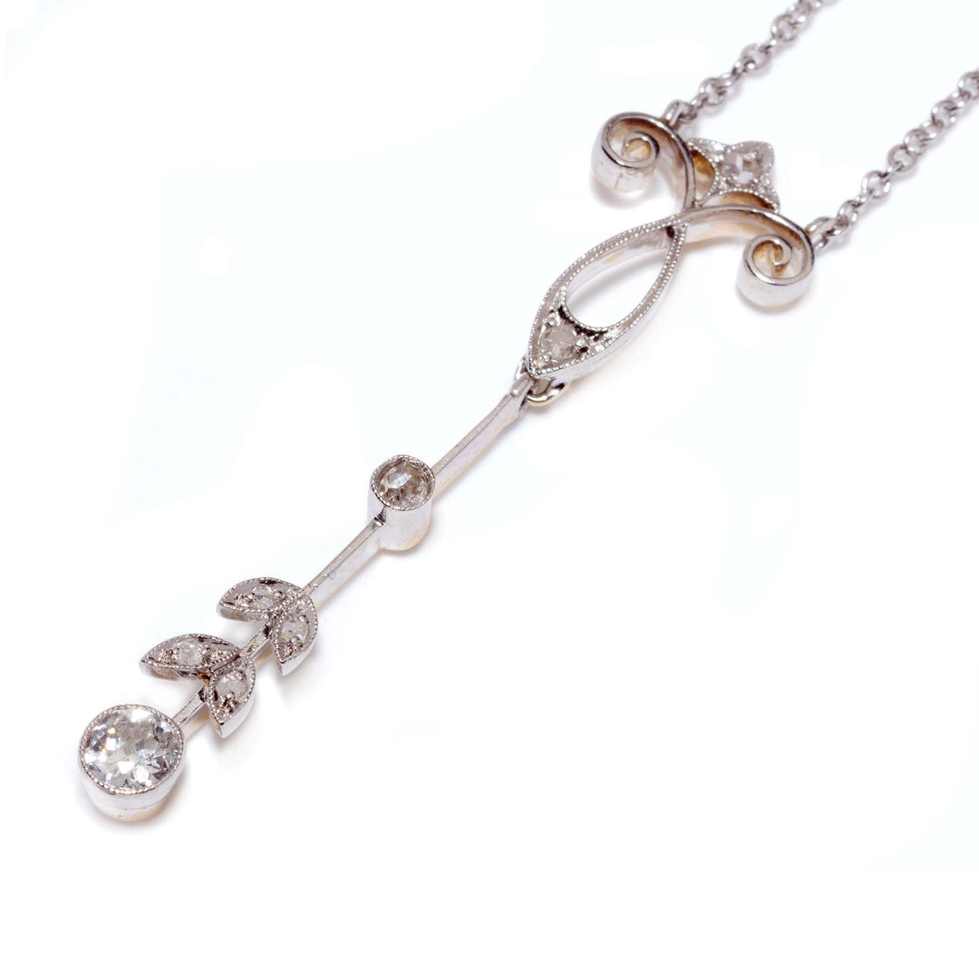 Ankerkette mit Diamant-Anhänger