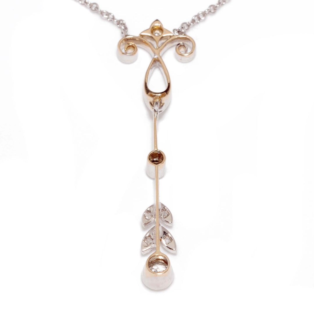 Ankerkette mit Diamant-Anhänger