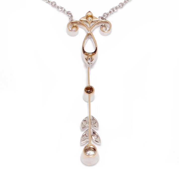 Ankerkette mit Diamant-Anhänger