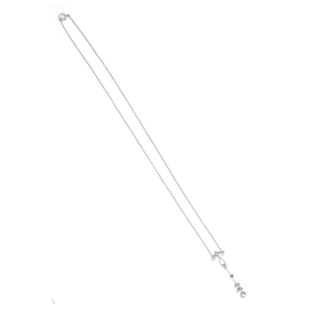 Ankerkette mit Diamant-Anhänger
