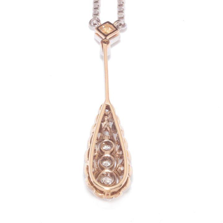 Veneziakette mit Diamant-Anhänger