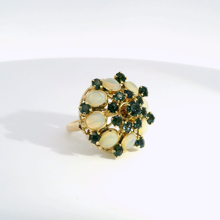 Opal-Saphir-Ring