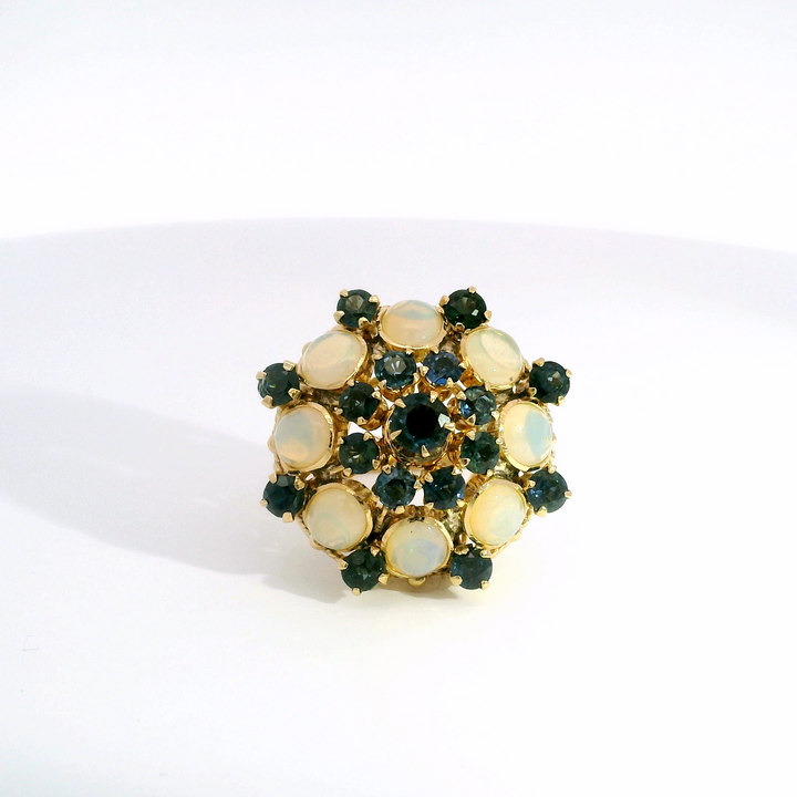 Opal-Saphir-Ring