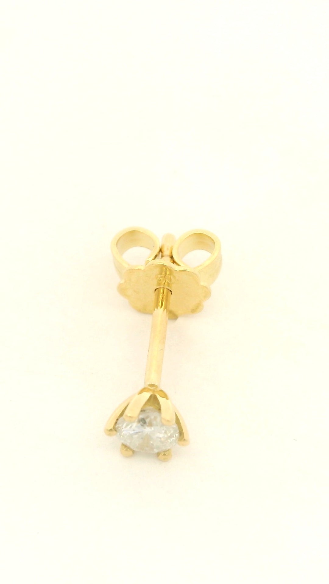 Brillant Ohrstecker aus 750er Gelbgold Diamant ca. 0,4ct