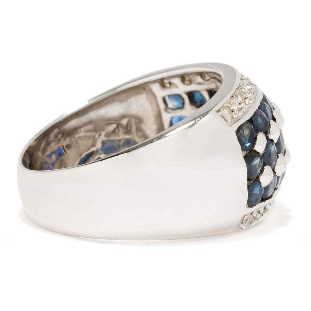 Saphir-Diamant-Ring