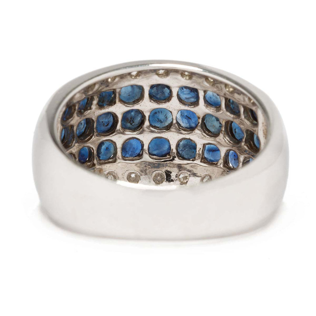 Saphir-Diamant-Ring