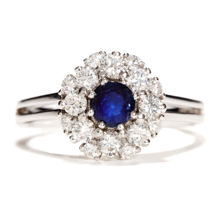 Saphir-Diamant-Ring