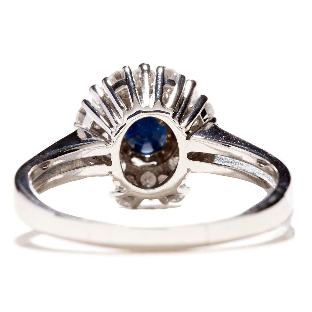 Saphir-Diamant-Ring